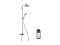Decohaute 220 chrome mechanical shower column with Briochin cleaning system PSXE53558