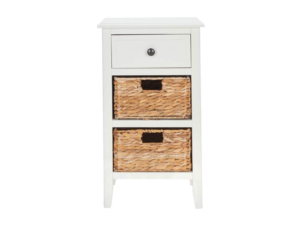 Torn and white side table 30x38x70.1 cm - Decohaute PVFV85257