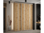 Decohaute 6 Sliding Door Wardrobe 235.2/170/60 3 Doors Decohaute/Silver GHJE12165