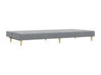 2-piece light grey fabric sofa set RZVM54293
