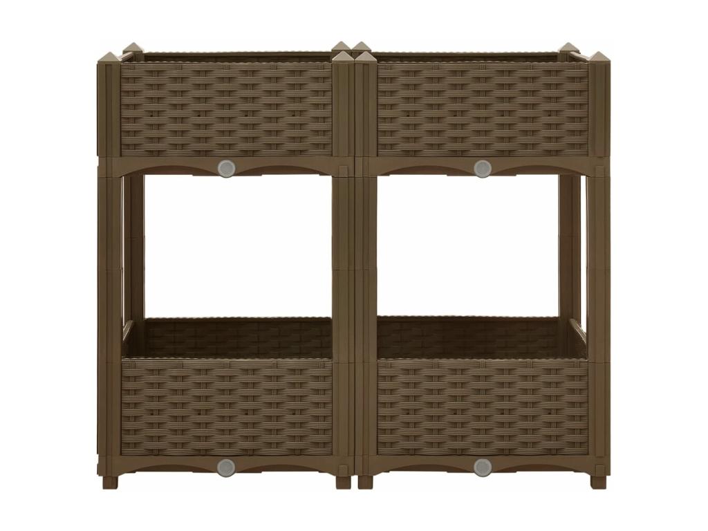 Raised bed 80x40x71 cm Polypropylene KAJR08293