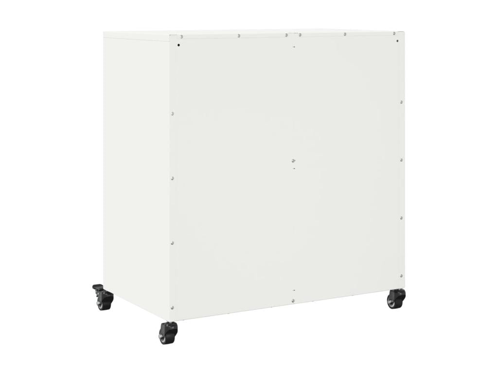 White steel sideboard 68x39x72 cm JRVL01261
