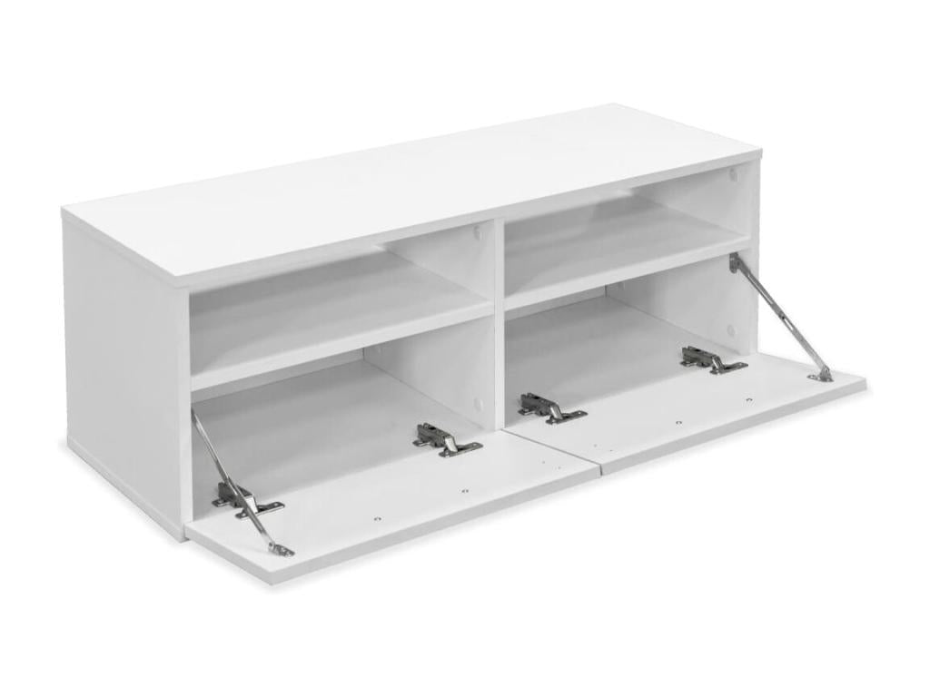 TV stand, engineered wood, 95x35x36 cm, white, CFAA50886