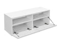 TV stand, engineered wood, 95x35x36 cm, white, CFAA50886