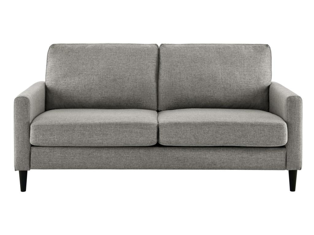 Kaci - 3-seater sofa in grey fabric-look fabric CDKR49438
