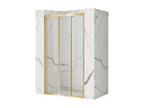 Decohaute 90 Brush Gold Shower Door HRJQ43977