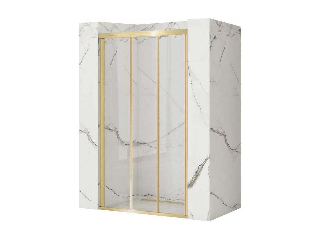 Decohaute 90 Brush Gold Shower Door HRJQ43977