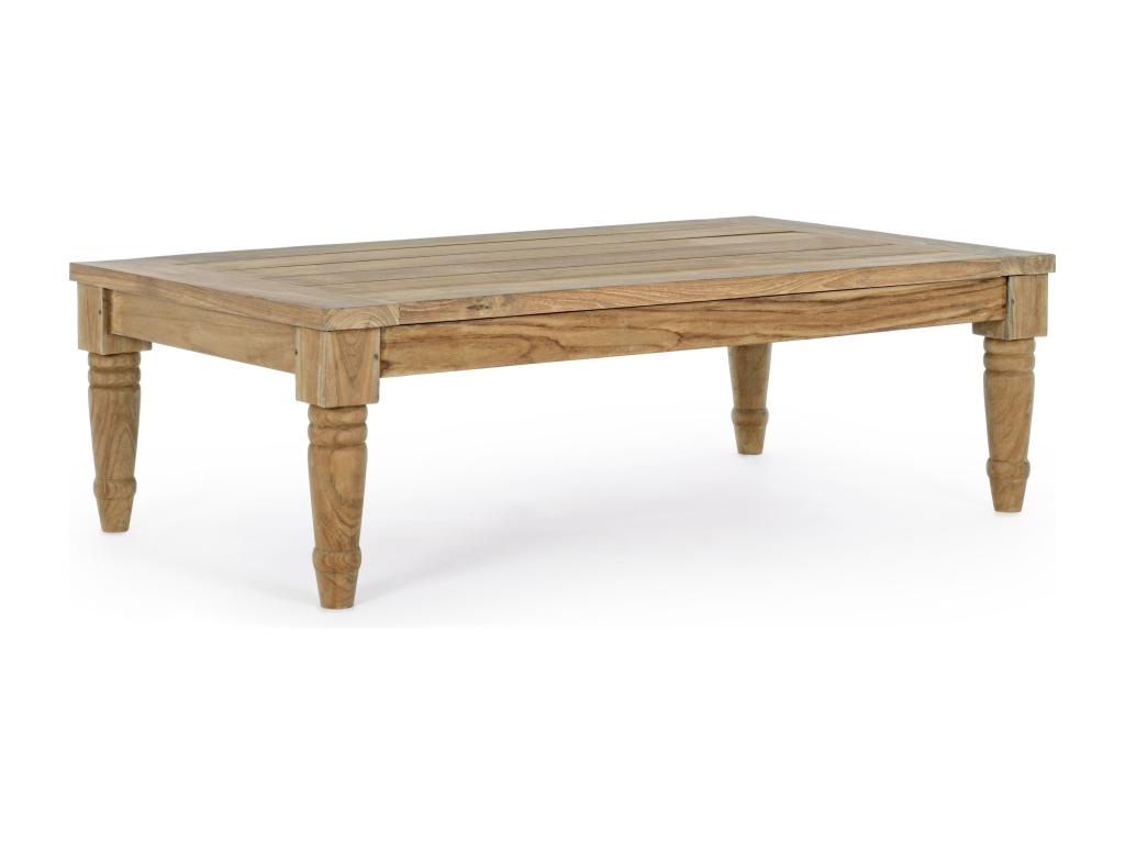 Rectangular teak wood garden coffee table Decohaute L 115cm ZSZA25637
