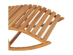 Brown wooden sun lounger/deckchair 180x60x73 cm 02 0012957 VYNQ23334