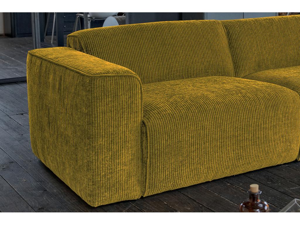 Sofa - yellow corduroy - Chezlova KBJJ41718