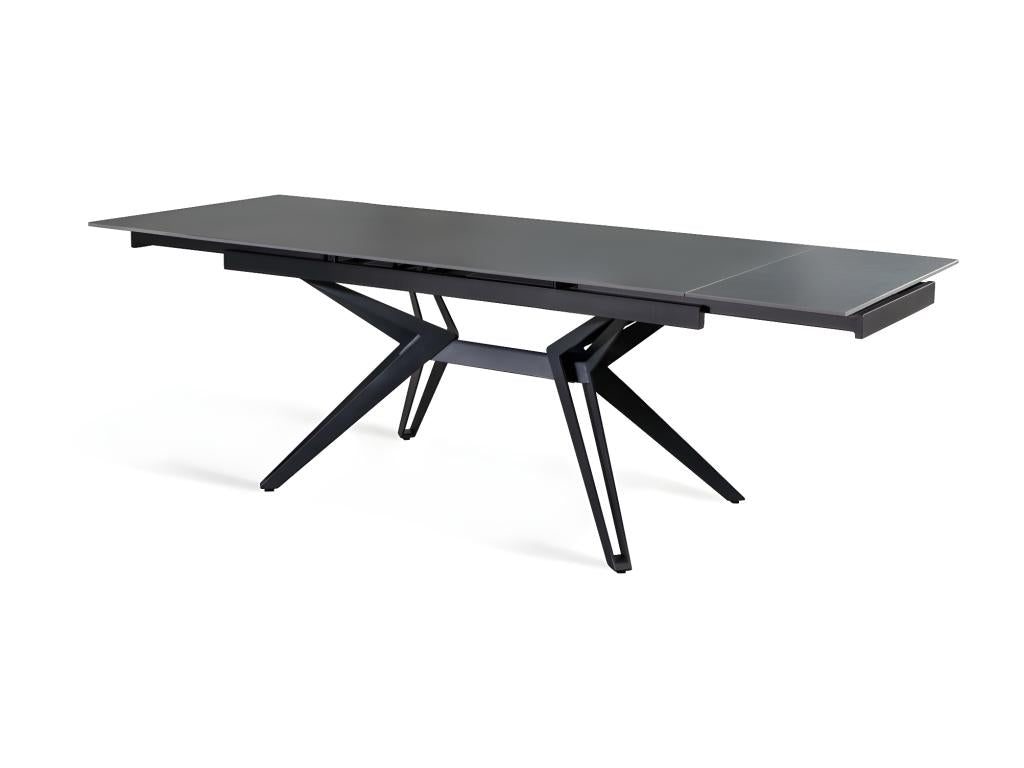 Match 3 - Extendable Table 160/240x90x76 cm in Black Ceramic IDVX45772