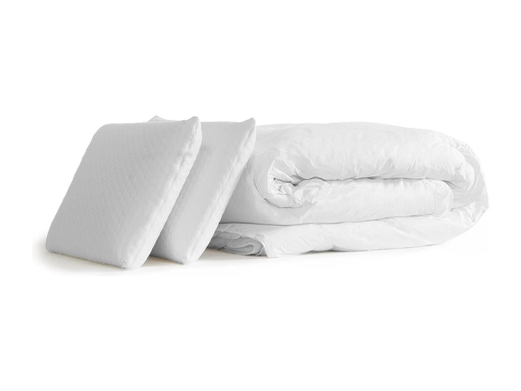 BODYFORM PACK 160x200 Memory Foam 3 Zones 2 Pillows Duvet ONXQ40380