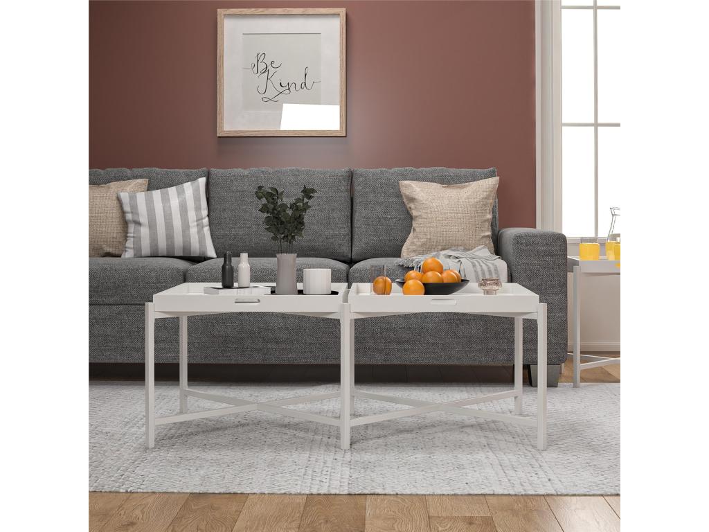 Poly - Coffee table with removable white MDF top IZCS92201