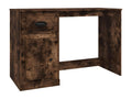 Desk with drawer, smoked oak, 115x50x75 cm, engineered wood, NFYA82940