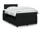 Chezlova bed base with black velvet mattress 120x190 cm MIEG25166