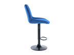 Set of 2 blue metal stools 49.5x50x91 cm 10 0004428 PVTR37260