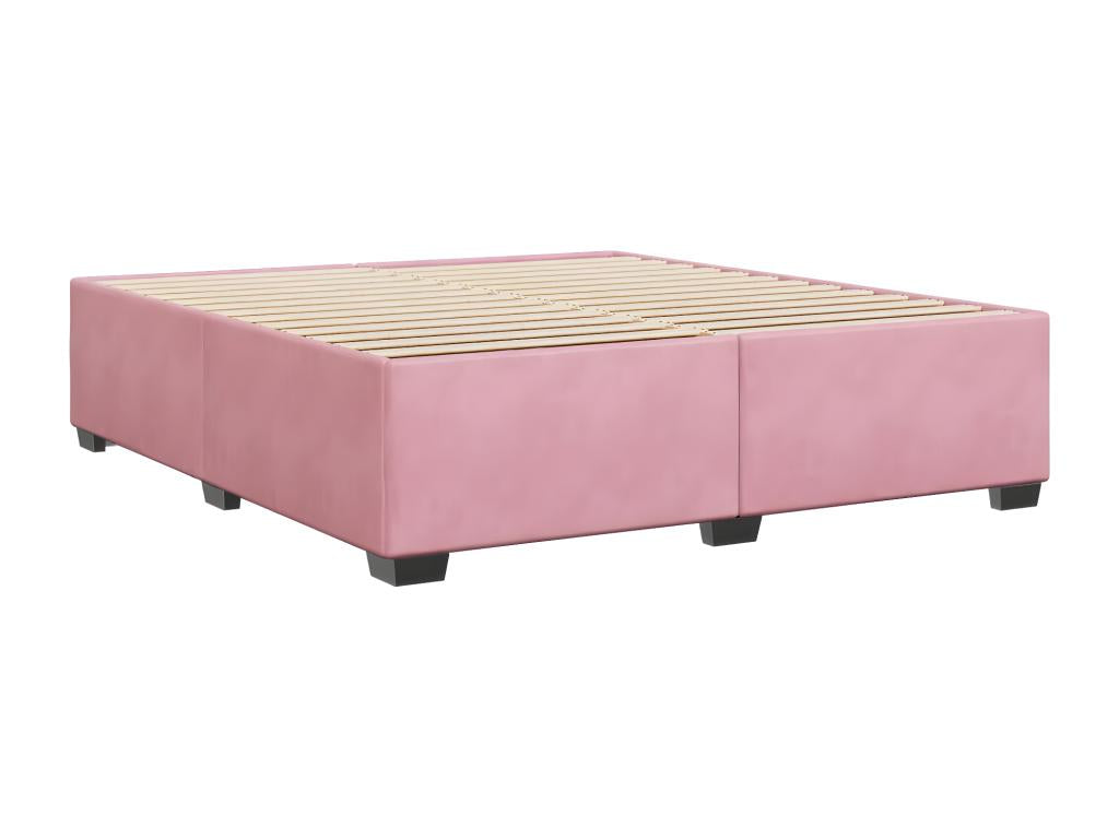 Pink bed frame 180x200 cm Velvet ZVGJ84672