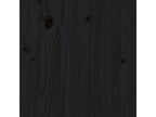 Wall-mounted headboard, black, 95.5x3x80 cm, solid pine wood, RVKI70223