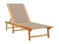 Set of 2 lounge chairs with Decohaute wooden and textilene table LFHT07625