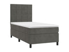 Decohaute bed base with dark grey mattress 100x200 BGVO23571