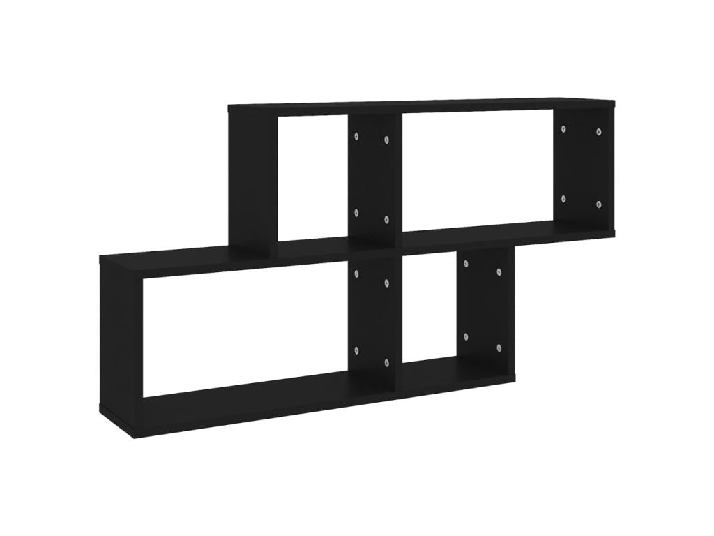 Black wall shelf 100x18x53 YBRE71800