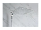 Shower column - Thermostatic mixer - Square overhead shower 30x30 cm - Decohaute WJDB69623