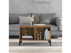 Smoked Oak Coffee Table 60x50x36.5 cm Engineered Wood LGKC03712