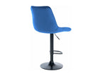 Set of 2 blue metal stools 49.5x50x91 cm 10 0004428 PVTR37260