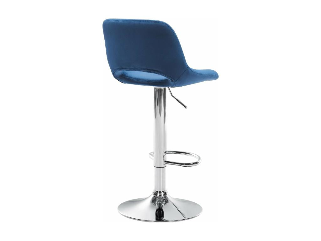 Blue metal bar stool/chair, 42x46x86 cm, 10 0004591 KGHX38907