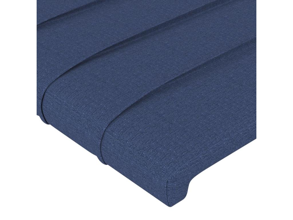 4-piece headboard set, blue, 90x5x78/88 cm, fabric OBLC40130