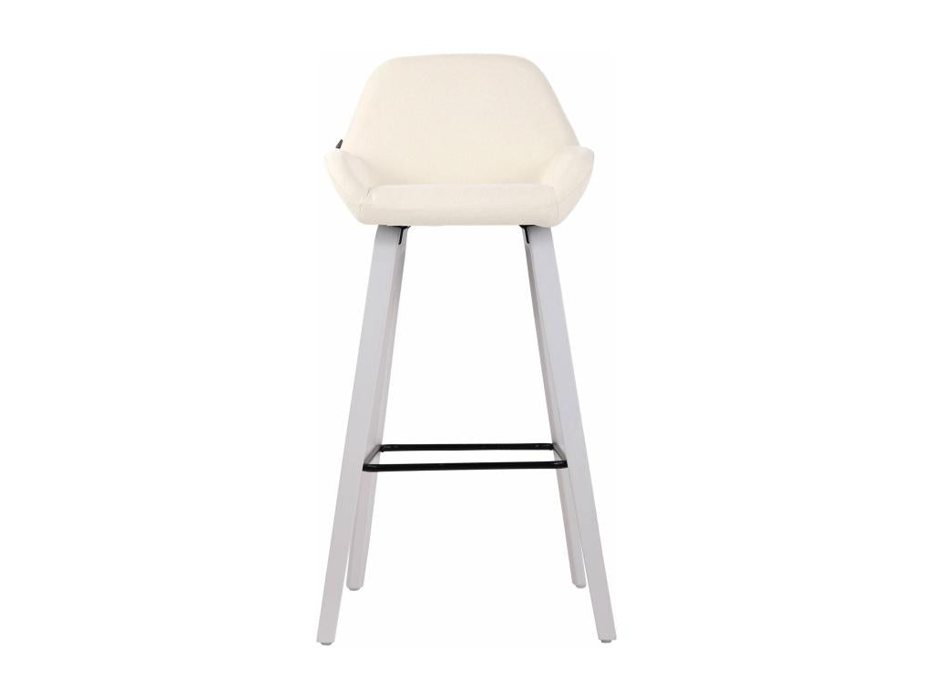 White wooden bar stool/chair, 52x51x103 cm, 10 0005287 EYRH90682