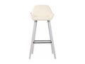 White wooden bar stool/chair, 52x51x103 cm, 10 0005287 EYRH90682