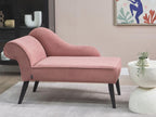 Decohaute Chaise Longue, Pink Fabric, Right Side, UFDW91583