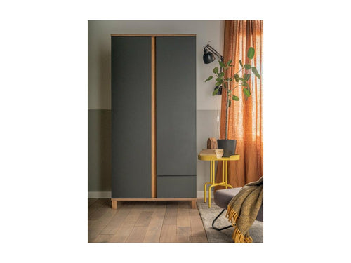 Wardrobe with 2 doors and 1 drawer - H183 cm - Decohaute CMBE26145