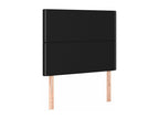 Decohaute bed base with black mattress 90x190 cm fabric CPBG26650