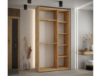 Decohaute 4 Sliding Door Wardrobe 235.2/130/45 2 Doors Decohaute/Black/Black ZGFF43806