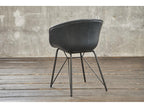 Chair - Blue faux leather - Decohaute SOQL99779