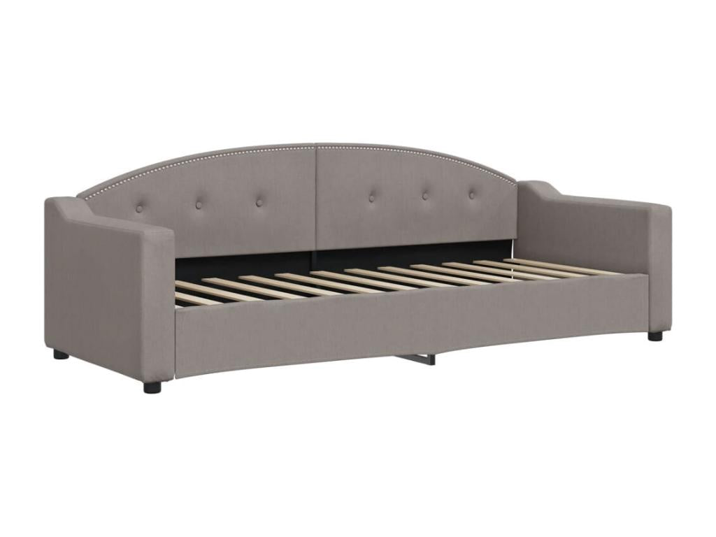 Daybed with pull-out bed and Decohaute 80x200 cm mattress, fabric BBRH46655