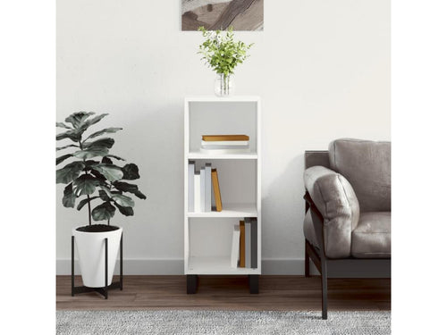 White sideboard 34.5x32.5x90 cm engineered wood WCBJ96467