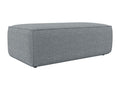 Decohaute OXKD69970 grey textured fabric pouf