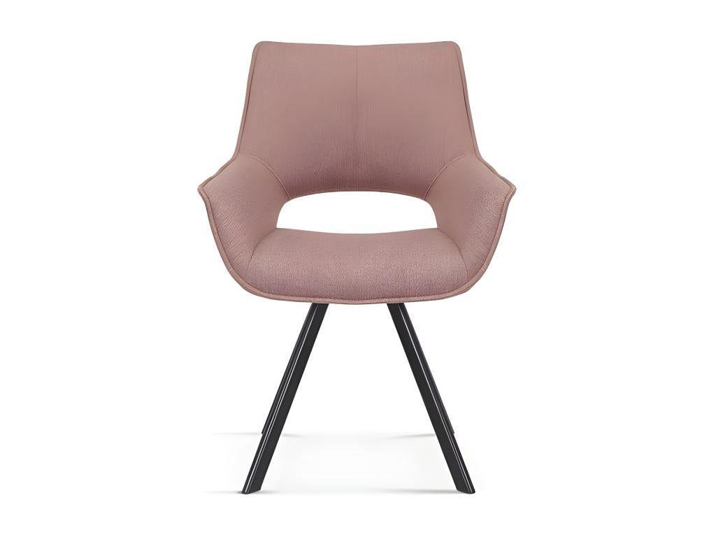 Decohaute Chair, Pink Fabric, dimensions H86.5 x W61 x D64, ideal for your kitchen or dining room, SYKG53898