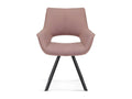 Decohaute Chair, Pink Fabric, dimensions H86.5 x W61 x D64, ideal for your kitchen or dining room, SYKG53898