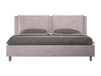 Bed with upholstered slatted base 180x200 microfiber Decohaute SHDY85191