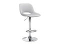 Bar stool - Velvet - Light grey - Decohaute HXUK43922