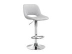 Bar stool - Velvet - Light grey - Decohaute HXUK43922
