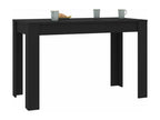Dining table, black, 120x60x76 cm, engineered wood, RCSY35062