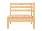 4-piece garden furniture set, solid pine wood, UGIP13415