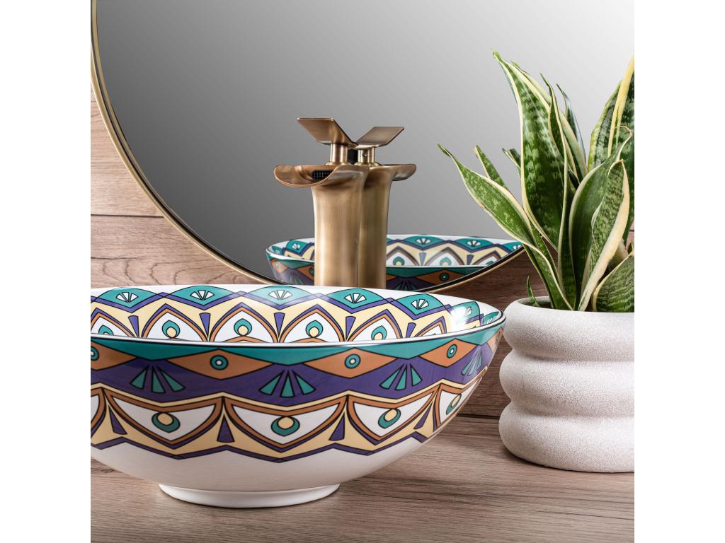 Decohaute Aztec Blue SIUS47508 Countertop Washbasin