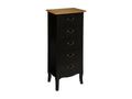 Decohaute 5-Drawer Chest of Drawers 113cm Black XVIV15535