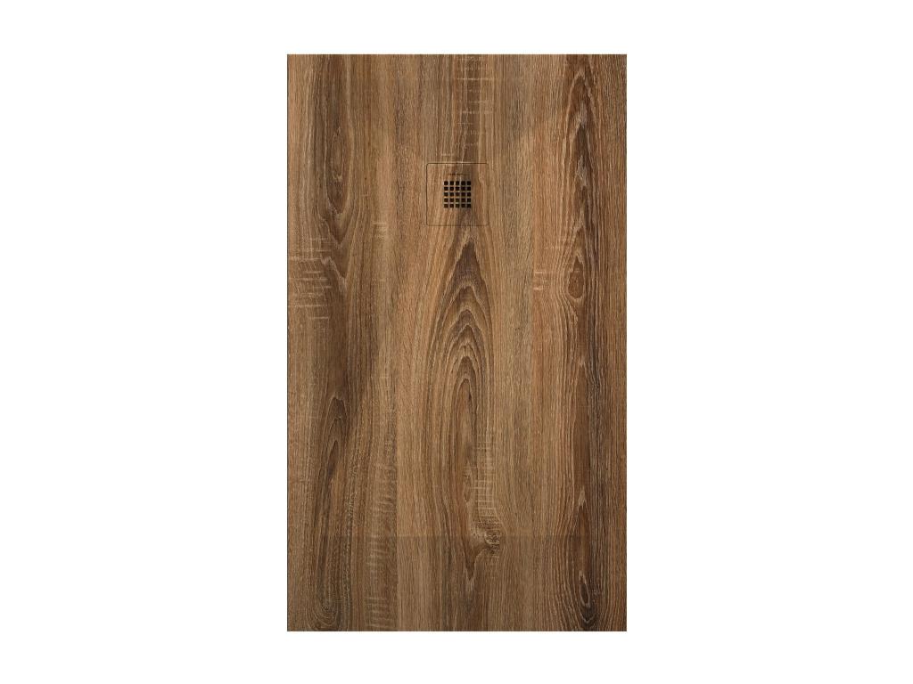 Walnut shower tray with smooth finish, Decohaute 3D colour grid - 210x80 cm JXTW81694